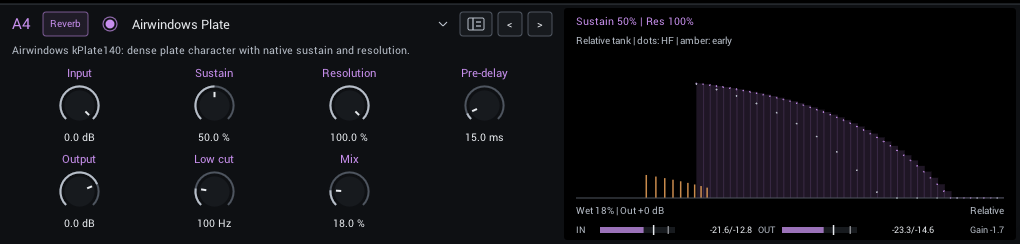 Airwindows Plate editor