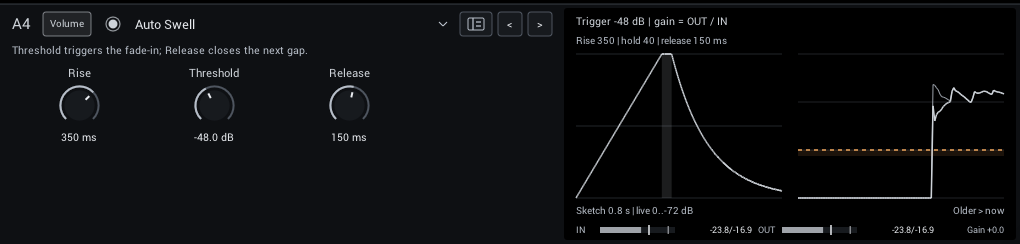 Auto Swell editor