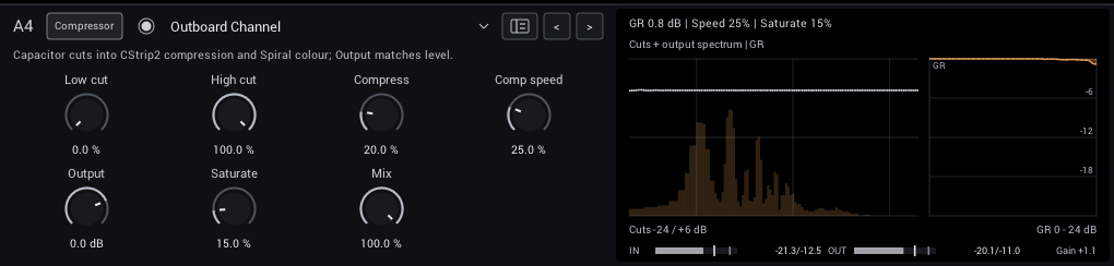 Outboard Channel editor