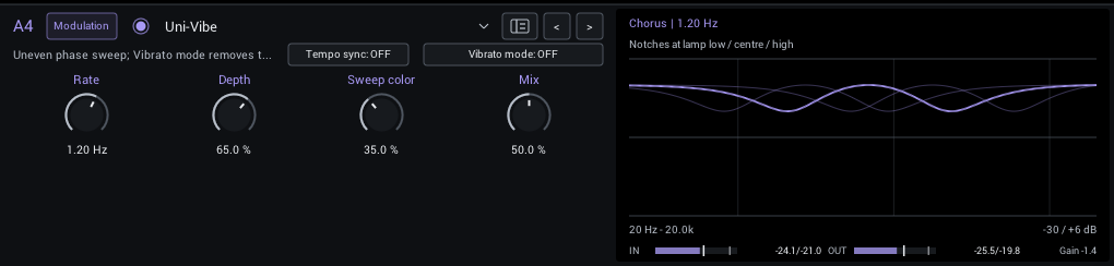 Uni-Vibe editor
